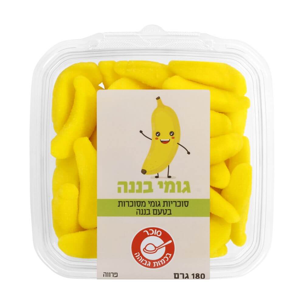 גומי בננה 180 ג קופסא זארובי
